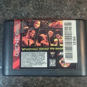 WWF Raw Sega Gensis Cart Only